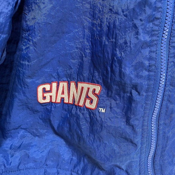 Vintage New York Giants Full Zip Starter Jacket, Large, Blue, Pro Line Hooded - Picture 3 of 13